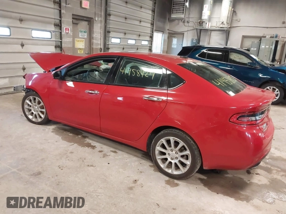 2013 Dodge Dart Limited with VIN 1C3CDFCH9DD182161, listed as a IAAI auction lot 41958427 with 75,672 mi miles. Bid and sale history available at carsss.com. Image 3.