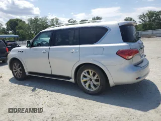 2013 Infiniti QX56 with VIN JN8AZ2NEXD9060240, listed as a Copart auction lot 61932725 with 165,327 mi miles and Clean title. Bid and sale history available at DreamBid. Image 2.