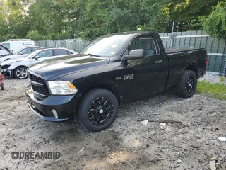 2015 Ram 1500 Tradesman with VIN 3C6JR6AT8FG698858, listed as a Copart auction lot 62521184 with 136,673 mi miles and Salvage title. Bid and sale history available at DreamBid. Image 1.