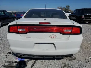 2014 Dodge Charger Police with VIN 2C3CDXAG4EH357758, listed as a Copart auction lot 44706135 with 103,787 mi miles and Salvage Title. Bid and sale history available at DreamBid. Image 6.