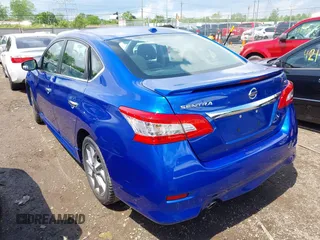 2015 Nissan Sentra SR with VIN 3N1AB7AP9FY362400, listed as a IAAI auction lot 42157078 with 65,186 mi miles and . Bid and sale history available at carsss.com. Image 3.
