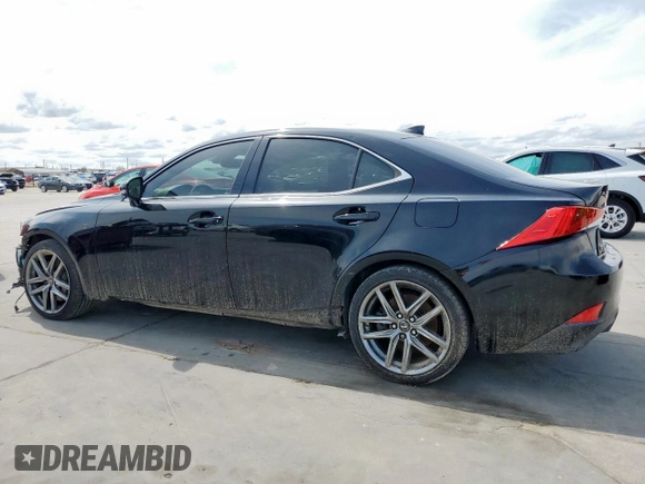 2017 Lexus IS 200t with VIN JTHBA1D27H5041648, listed as a Copart auction lot 50525555 with 86,238 mi miles and Salvage Title. Bid and sale history available at DreamBid. Image 2.