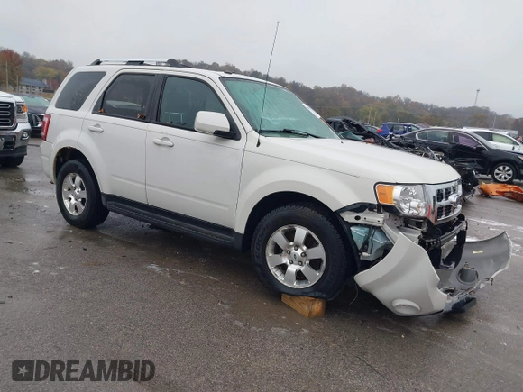 2012 Ford Escape Limited with VIN 1FMCU0EG3CKB31015, listed as a IAAI auction lot 40861128 with 1 mi miles. Bid and sale history available at carsss.com. Image 1.