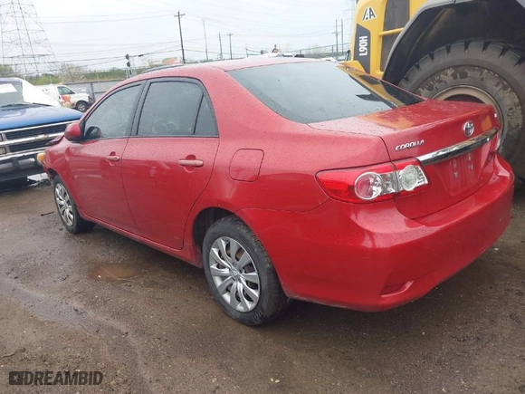 2012 Toyota Corolla L with VIN 5YFBU4EEXCP017214, listed as a IAAI auction lot 41945412 with 109,555 mi miles. Bid and sale history available at carsss.com. Image 3.
