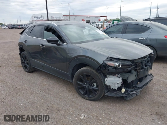 2024 Mazda CX-30 Premium Plus with VIN 3MVDMBEY2RM617635, listed as a IAAI auction lot 41919366 with 9,346 mi miles and . Bid and sale history available at carsss.com. Image 1.