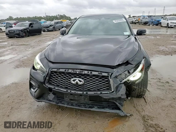 2018 Infiniti Q50 Luxe with VIN JN1EV7APXJM361910, listed as a Copart auction lot 45209005 with 78,544 mi miles and Clean title. Bid and sale history available at DreamBid. Image 11.