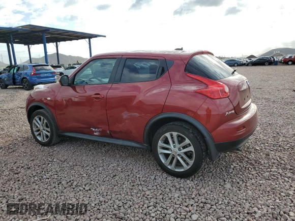 2014 Nissan Juke SV with VIN JN8AF5MR5ET358889, listed as a Copart auction lot 53698095 with 97,200 mi miles and Salvage Title. Bid and sale history available at carsss.com. Image 2.