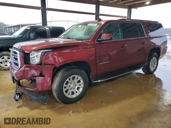 2019 GMC Yukon XL SLT with VIN 1GKS1GKCXKR380523, listed as a Copart auction lot 44725595 with 134,723 mi miles and Salvage Title. Bid and sale history available at carsss.com. Image 1.
