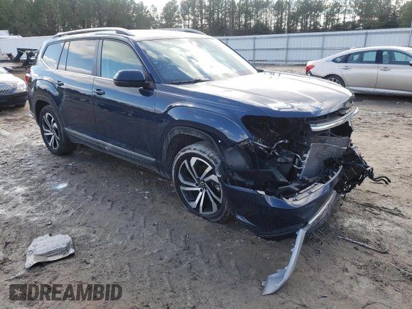 2022 Volkswagen Atlas SEL with VIN 1V2BR2CA7NC551867, listed as a Copart auction lot 88635095 with 45,018 mi miles and Salvage title. Bid and sale history available at DreamBid. Image 4.