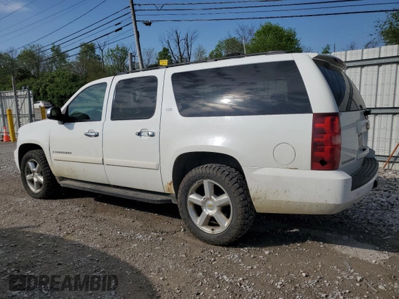 2007 Chevrolet Suburban LTZ with VIN 1GNFK16377J298439, listed as a Copart auction lot 55243665 with 270,387 mi miles and Salvage title. Bid and sale history available at DreamBid. Image 2.