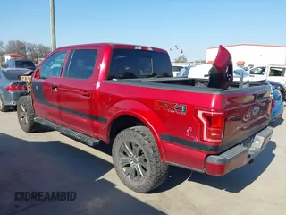 2017 Ford F-150 XL with VIN 1FTEW1EF5HFB09666, listed as a IAAI auction lot 41697476 with 180,676 mi miles. Bid and sale history available at carsss.com. Image 3.