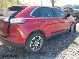 2017 Ford Edge Titanium with VIN 2FMPK3K83HBC34846, listed as a IAAI auction lot 41983258 with 154,376 mi miles. Bid and sale history available at carsss.com. Image 4.