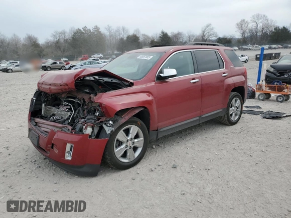 2015 GMC Terrain SLE z VIN 2GKALREK2F6384152, wystawiony jako Copart lot #48987005 z przebiegiem 74 295 mil mil oraz Czysty tytuł • Clean title. Historia ofert i sprzedaży dostępna na DreamBid. Obrazek 1.