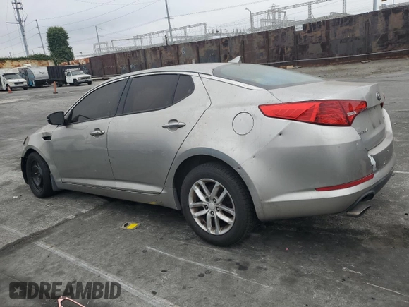 2013 Kia Optima EX with VIN 5XXGN4A77DG119235, listed as a Copart auction lot 59583675 with Not provided miles and Salvage title. Bid and sale history available at DreamBid. Image 2.