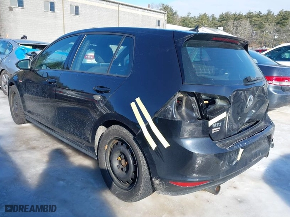 2016 Volkswagen Golf GTI SE with VIN 3VW4T7AUXGM060021, listed as a IAAI auction lot 41602354 with 81,349 mi miles. Bid and sale history available at carsss.com. Image 3.