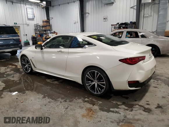2018 Infiniti Q60 3.0t LUXE with VIN JN1EV7EL4JM391864, listed as a Copart auction lot 43698195 with 39,909 mi miles and Clean Title. Bid and sale history available at carsss.com. Image 2.