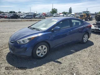 2016 Hyundai Elantra SE with VIN 5NPDH4AE0GH675565, listed as a Copart auction lot 62288815 with 104,716 mi miles and Clean title. Bid and sale history available at DreamBid. Image 1.