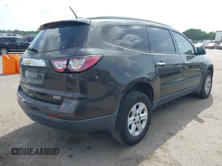 2017 Chevrolet Traverse LS with VIN 1GNKRFKD8HJ202180, listed as a IAAI auction lot 41961285 with 120,910 mi miles. Bid and sale history available at carsss.com. Image 4.
