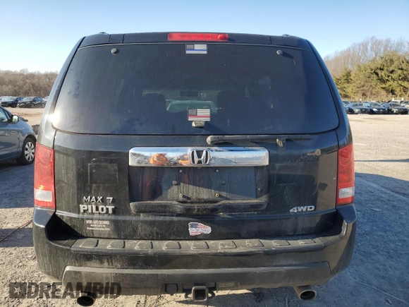 2011 Honda Pilot EX-L with VIN 5FNYF4H57BB017696, listed as a Copart auction lot 45920415 with 223,026 mi miles and Clean Title. Bid and sale history available at carsss.com. Image 6.