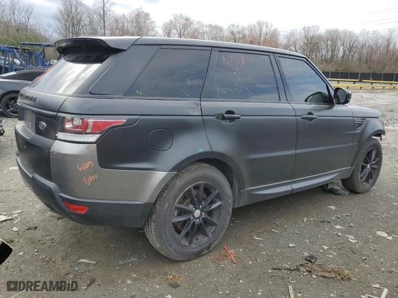 2015 Land Rover Range Rover Sport HSE with VIN SALWG2VF0FA625749, listed as a Copart auction lot 49463845 with NaN miles and Salvage Title. Bid and sale history available at carsss.com. Image 3.