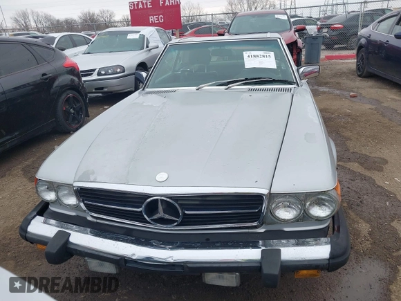 1983 Mercedes-Benz 380 with VIN WDBBA45A0DB024774, listed as a IAAI auction lot 41882815 with 138,386 mi miles. Bid and sale history available at carsss.com. Image 12.