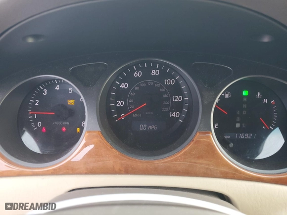 2005 Lexus ES 330 with VIN JTHBA30G155058485, listed as a Copart auction lot 53052765 with 116,921 mi miles and Clean Title. Bid and sale history available at carsss.com. Image 9.