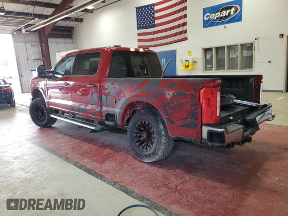 2024 Ford F-250 XL with VIN 1FT7W2BA4REE20696, listed as a Copart auction lot 56710255 with 20,917 mi miles and Salvage title. Bid and sale history available at DreamBid. Image 2.