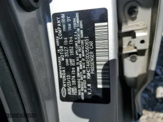 2013 Hyundai Accent GLS with VIN KMHCT4AE0DU560651, listed as a Copart auction lot 50085225 with 73,771 mi miles and Salvage Title. Bid and sale history available at carsss.com. Image 12.