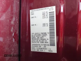 2019 Nissan Maxima SL с VIN 1N4AA6AV1KC379936, выставлен на аукционе IAAI как лот 42305100 с пробегом 114 004 миль миль и . История ставок и продаж доступна на DreamBid. Изображение 9.