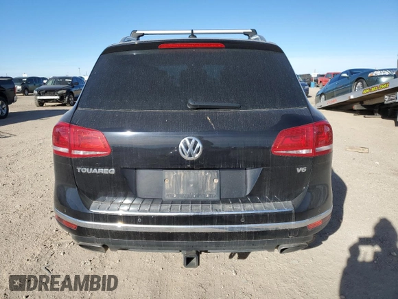 2016 Volkswagen Touareg Sport with VIN WVGEF9BP9GD010964, listed as a Copart auction lot 85800844 with 157,563 mi miles and Salvage Title. Bid and sale history available at DreamBid. Image 6.