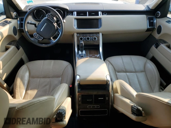 2017 Land Rover Range Rover Sport HSE with VIN SALWR2FV7HA169106, listed as a Copart auction lot 58824265 with 95,212 mi miles and Clean title. Bid and sale history available at DreamBid. Image 8.