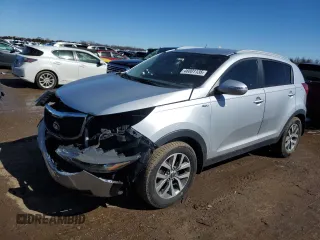 2014 Kia Sportage LX with VIN KNDPBCAC0E7636368, listed as a Copart auction lot 46801135 with 86,954 mi miles and Salvage Title. Bid and sale history available at carsss.com. Image 1.