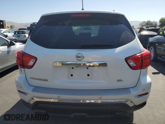 2018 Nissan Pathfinder S with VIN 5N1DR2MN2JC643552, listed as a Copart auction lot 61066105 with 109,540 mi miles and Salvage title. Bid and sale history available at DreamBid. Image 6.