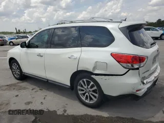 2015 Nissan Pathfinder SV with VIN 5N1AR2MN9FC712585, listed as a Copart auction lot 58863605 with 160,588 mi miles and Salvage title. Bid and sale history available at DreamBid. Image 2.