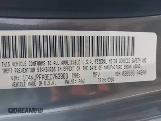 2014 Jeep Patriot Latitude z VIN 1C4NJPFA9ED763968, wystawiony jako IAAI lot #42395766 z przebiegiem 134 504 mil mil oraz . Historia ofert i sprzedaży dostępna na DreamBid. Obrazek 9.