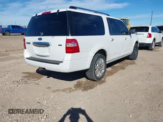 2011 Ford Expedition Max Limited with VIN 1FMJK2A58BEF15821, listed as a IAAI auction lot 41593051 with 288,260 mi miles and . Bid and sale history available at DreamBid. Image 4.