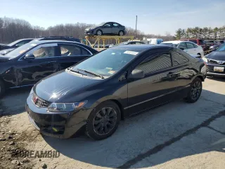 2009 Honda Civic Cpe EX-L with VIN 2HGFG12999H527682, listed as a Copart auction lot 46301835 with 161,339 mi miles and Salvage Title. Bid and sale history available at carsss.com. Image 1.