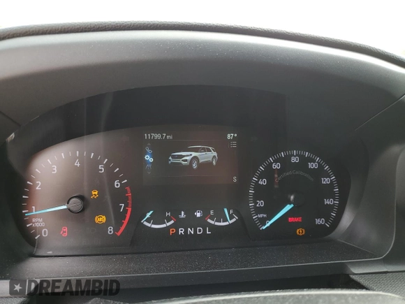 2024 Ford Police Interceptor Utility z VIN 1FM5K8AB6RGA27282, wystawiony jako Copart lot #51690755 z przebiegiem 11 799 mil mil oraz Szkody całkowita. Historia ofert i sprzedaży dostępna na DreamBid. Obrazek 9.