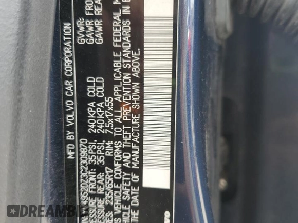 2012 Volvo XC60 3.2L с VIN YV4952DZ3C2309870, выставлен на аукционе Copart как лот 52700555 с пробегом 108 474 миль миль и На запчасти • Non repairable. История ставок и продаж доступна на DreamBid. Изображение 13.