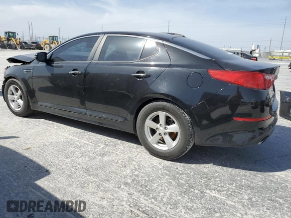 2015 Kia Optima LX with VIN KNAGM4A72F5653315, listed as a Copart auction lot 49783645 with 128,285 mi miles and Clean Title. Bid and sale history available at carsss.com. Image 2.