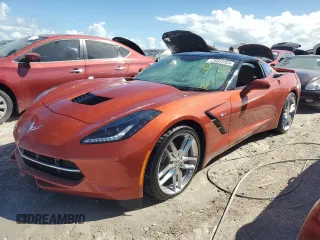 2016 Chevrolet Corvette 2LT with VIN 1G1YD2D78G5102243, listed as a Copart auction lot 76972324 with 0 mi miles and Non Repairable. Bid and sale history available at carsss.com. Image 1.