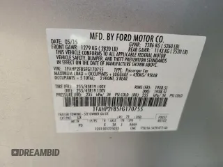2015 Ford Taurus Limited с VIN 1FAHP2F85FG170755, выставлен на аукционе Copart как лот 87210804 с пробегом 96 982 миль миль и Списание • Salvage title. История ставок и продаж доступна на DreamBid. Изображение 12.