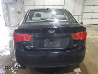 2010 Kia Forte EX with VIN KNAFU4A2XA5053828, listed as a Copart auction lot 45892545 with 78,365 mi miles and Salvage Title. Bid and sale history available at carsss.com. Image 6.