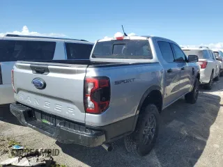 2024 Ford Ranger XLT with VIN 1FTER4GH7RLE09574, listed as a Copart auction lot 76097494 with 0 mi miles and Non Repairable. Bid and sale history available at carsss.com. Image 3.