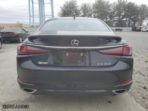 2019 Lexus ES with VIN 58ABZ1B18KU006381, listed as a Copart auction lot 53826425 with 44,501 mi miles and Salvage Title. Bid and sale history available at carsss.com. Image 6.