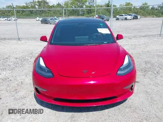 2022 Tesla Model 3 with VIN 5YJ3E1EA7NF152114, listed as a IAAI auction lot 42097399 with 96,726 mi miles. Bid and sale history available at carsss.com. Image 13.