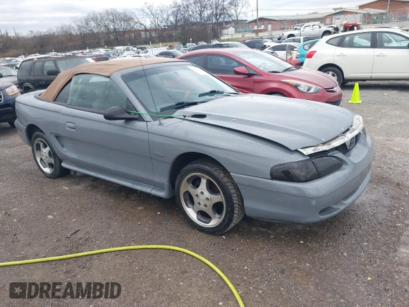 1998 Ford Mustang GT with VIN 1FAFP45X4WF192828, listed as a IAAI auction lot 41213080 with 173,010 mi miles. Bid and sale history available at carsss.com. Image 1.