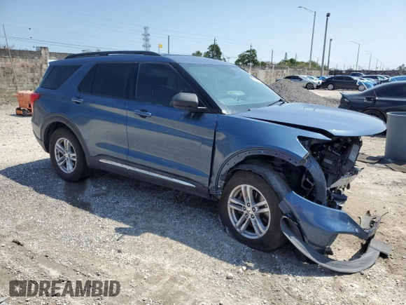 2020 Ford Explorer XLT with VIN 1FMSK7DH2LGB63641, listed as a Copart auction lot 50456645 with 55,147 mi miles and Non Repairable. Bid and sale history available at carsss.com. Image 4.