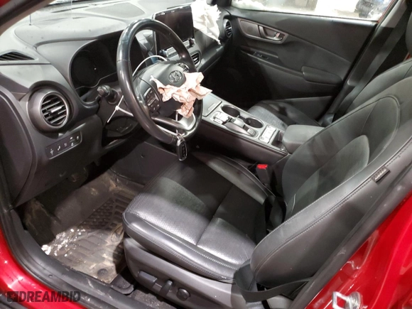 2021 Hyundai Kona Electric Limited with VIN KM8K33AG3MU101086, listed as a Copart auction lot 88238435 with 0 mi miles and Salvage Title. Bid and sale history available at carsss.com. Image 7.