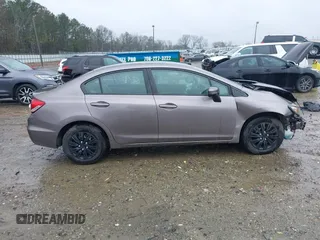 2015 Honda Civic Sedan LX with VIN 19XFB2F56FE257831, listed as a IAAI auction lot 41758512 with 110,863 mi miles. Bid and sale history available at carsss.com. Image 14.